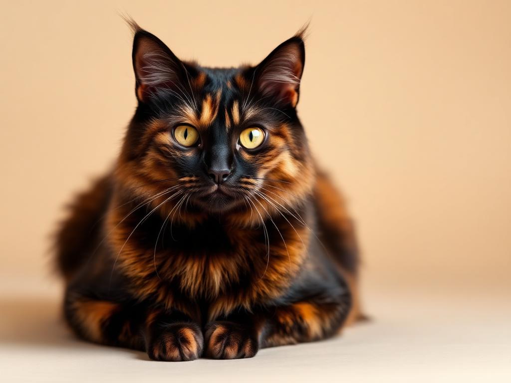 Gato Maine Coon de color Carey / Tortoiseshell