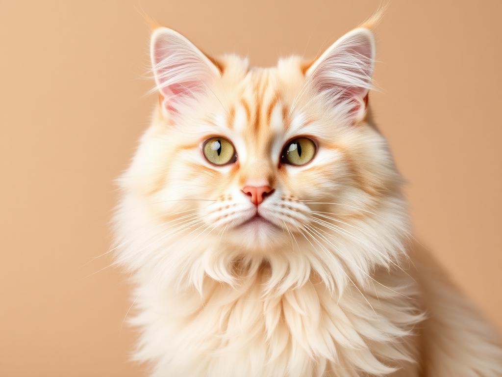 Gato Maine Coon de color Crema